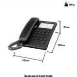 telefono basico alambrico panasonic ngo
